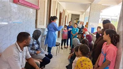 صحة الإسماعيلية تنظم قوافل طبية مجانية للكشف على الأطفال | صور