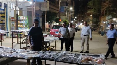 رفع وإزالة 125 حالة إشغال في بني سويف