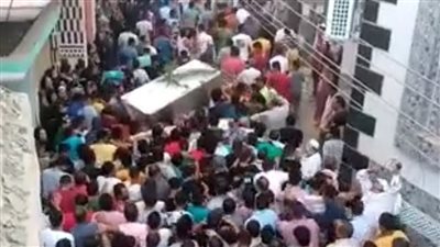 جنازة شعبية لشهيد الغدر بالدقهلية 