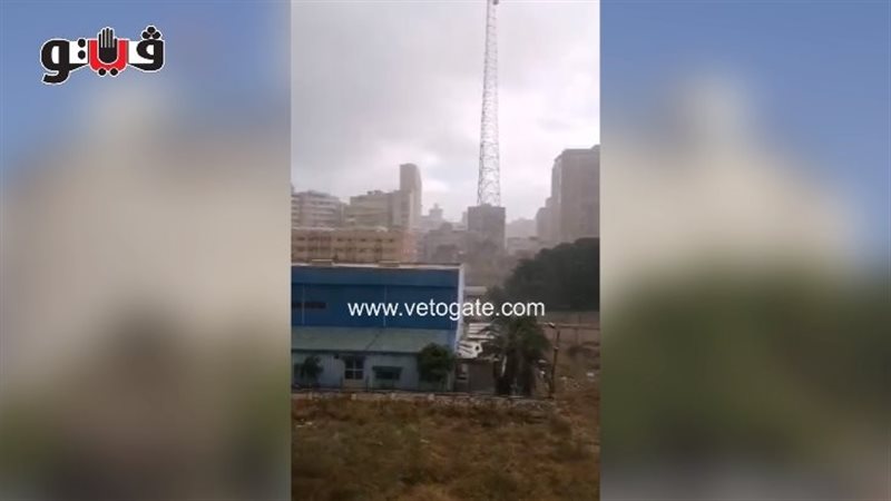 سقوط امطار على الإسكندرية