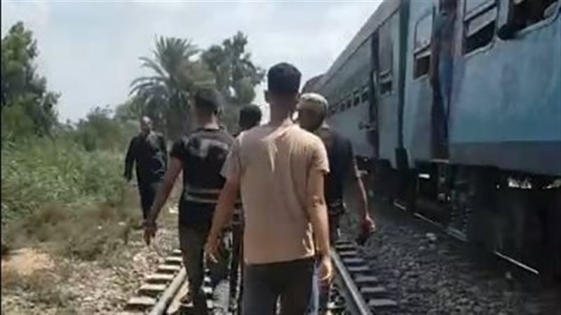 خروج قطار الإسماعيلية