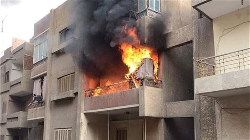حريق شقة - صورة أرشيفية