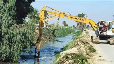 تطهير 158 مجرى مائي بطول 565 كيلو متر في الفيوم خلال أغسطس