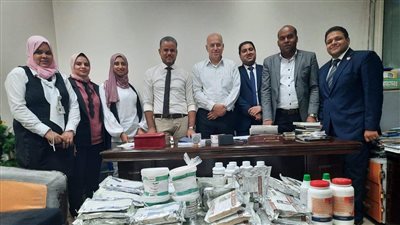 جمارك مطار سوهاج تضبط محاولة تهريب كمية من الأدوية البيطرية 