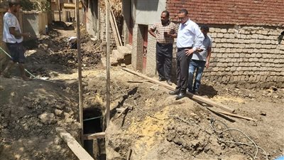 معاون محافظ بني سويف يتابع مشروعات حياة كريمة بمركز ببا