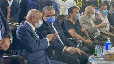 وزير القوى العاملة ومحافظ القليوبية يشاركان في عزاء محمود العربي | فيديو