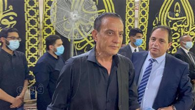 عبد المنعم التراس وزيدان وطارق علام يحضرون عزاء محمود العربي بقليوب| صور