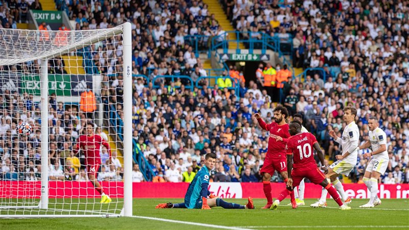 محمد صلاح يسجل في