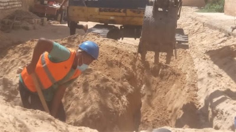 تركيب خط مياه ديروط