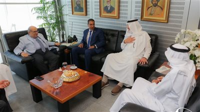 مدير مكتبة الإسكندرية يستقبل أمين عام دارة الملك عبد العزيز والسفير السعودي بالقاهرة