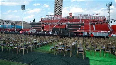  استعدادات الأهلي للاحتفال بالنجمة العاشرة | صور 