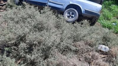 سقوط سيارة في منخفض أرضي بقنا ووفاة قائدها 