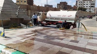  جهود مكثفة لرؤساء المراكز والمدن في أعمال النظافة بالشرقية 