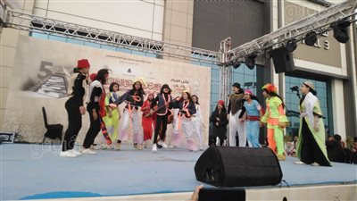  معرض الكتاب، كورال الأطفال يجذب الجمهور بأوبريت الليلة الكبيرة والأغاني الوطنية (فيديو)