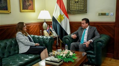 وزير الصحة يستقبل سفيرة دولة كوبا لدى مصر لبحث سبل التعاون في القطاع الصحي