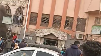 المباحث تستمع لأقوال الشهود فى حريق مستشفى النور المحمدي بالمطرية 