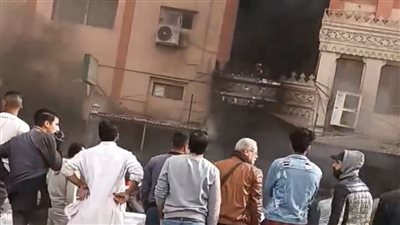 الحماية المدنية تكافح لإخماد حريق مستشفى النور المحمدي فى المطرية