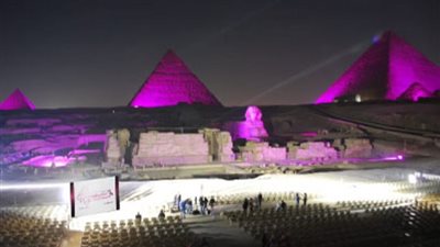 أهرامات الجيزة، زيادة عروض الصوت والضوء غدا