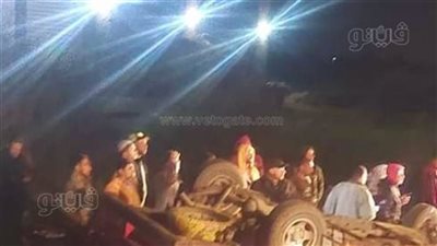 حوادث المحافظات، مصرع وإصابة 12 بينهم 9 سودانيين بالمنيا، حبس نجل مطرب شهير بالإسكندرية، انهيار عقارين بالإسكندرية، إصابات في حادث سير بالغربية 