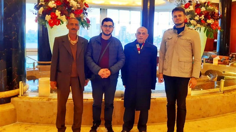 لحظة وصول المتسابقين