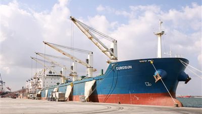 تداول 32 سفينة بضائع متنوعة في ميناء دمياط 