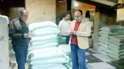 ضبط 3 أطنان دقيق وتحرير محاضر تموينية بالجملة في حملات بالدقهلية 