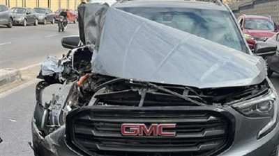 إصابة نائب برلماني فى حادث تصادم سيارتين أعلى محور الأوتوستراد 