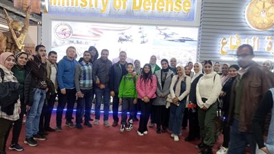 وفد طلابي من جامعة الإسكندرية يزور معرض القاهرة الدولي  للكتاب في دورته الـ54