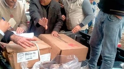 ضبط لحوم مجهولة المصدر ومنتهية الصلاحية بدمياط