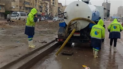 محافظ الإسكندرية يتابع تداعيات نوة الكرم في يومها الخامس