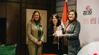 رشا راغب تعقد لقاءات موسعة مع وزيرة التخطيط