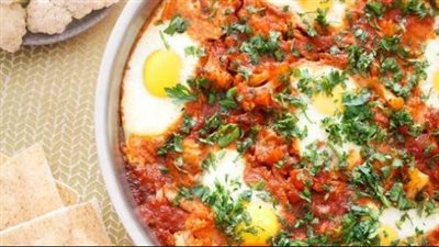 طريقة عمل الشكشوكة بالبيض، وجبة متكاملة ومغذية
