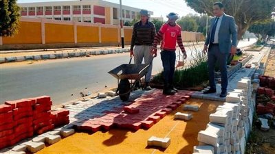 تطوير 6 شوارع وميدان بتكلفة 3 ملايين جنيه فى سوهاج 