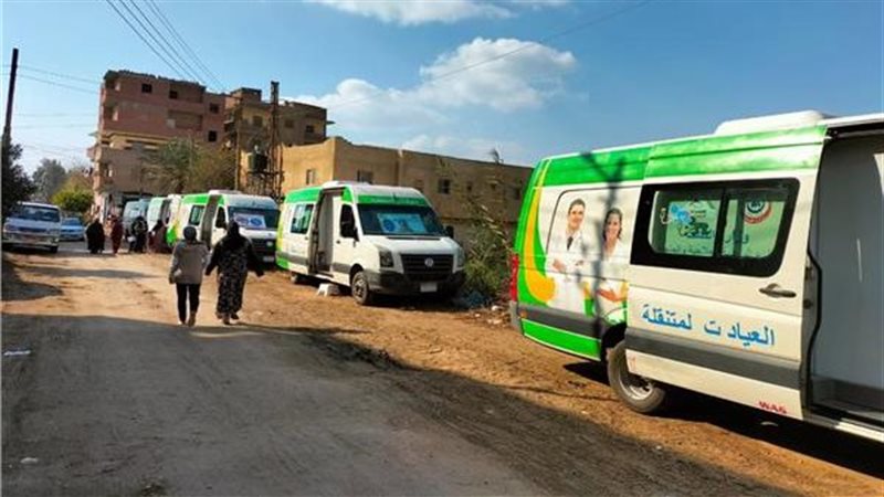 قوافل طبية بالمنيا،