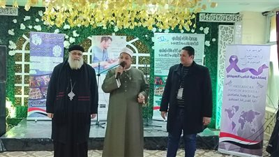 شيخ وقسيس يدعمان محاربي السرطان في الإسكندرية (صور)