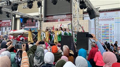 معرض الكتاب 2023، موسيقى كورال الأطفال تجذب الجمهور بـ