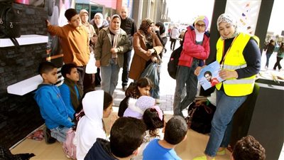 أنشطة توعوية لصندوق مكافحة الإدمان داخل معرض القاهرة الدولي للكتاب 
