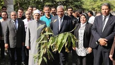 انطلاق مبادرة “هنجملها” بجامعة الأزهر لزراعة 1000 شجرة مثمرة