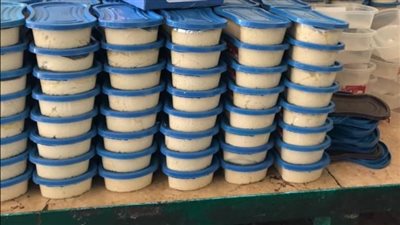 ضبط 33 طن لانشون وحلاوة طحينية فاسدة بالوراق وبولاق