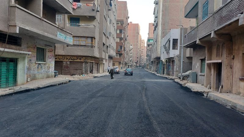 رصف شوارع العمرانية،