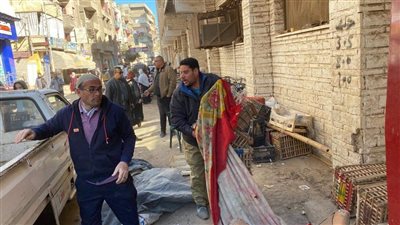 حملة مكبرة لرفع الإشغالات بشوارع ميت غمر