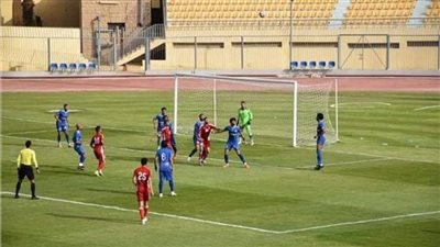 الدوري المصري، تقدم أسوان على الداخلية في الشوط الأول