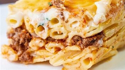 طريقة عمل مكرونة بشاميل، كريمي ومذاقها غنى لا يقاوم