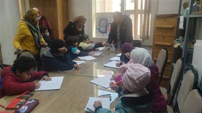 ورش فنية للأطفال ونشاط مكثف لثقافة البحيرة خلال إجازة منتصف العام (صور)