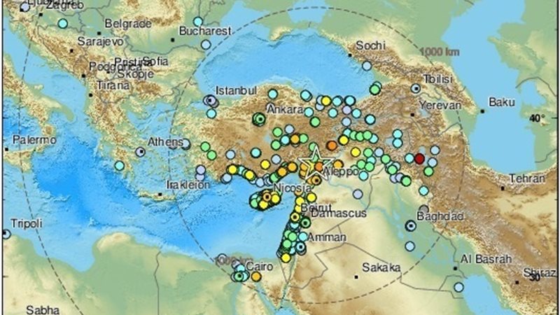 هزة أرضية في مصر