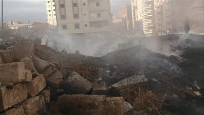 السيطرة على حريق بمنطقة الآثار ببنها