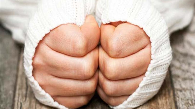 برودة اليدين، فيتو