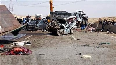 أسماء المصابين في حادث الطريق الصحراوي بالإسماعيلية 