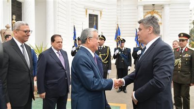 تفاصيل لقاء المستشار حنفي جبالي مع رئيس جمهورية كرواتيا