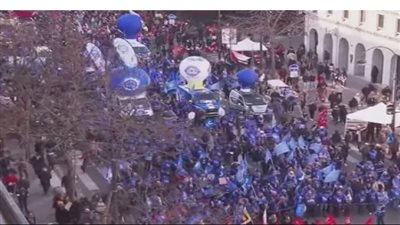 مظاهرة حاشدة في العاصمة الفرنسية باريس ضد رفع سن التقاعد للمرة الثالثة